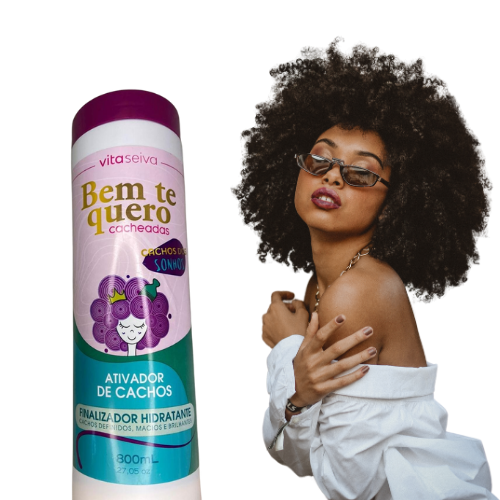 CREME ATIVADOR DE  CACHOS 800ML - BEM TE QUERO